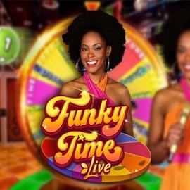 Official Live Casino logo: Funky Time by Evolution at Lanista Casino