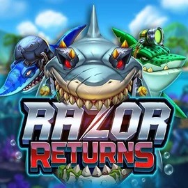 Razor Returns logo – Slots by Push Gaming at Lanista Casino